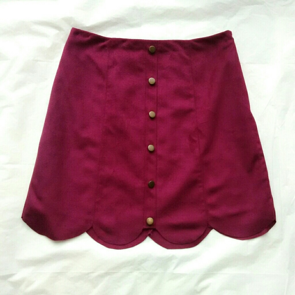 Lauren Conrad Faux Suede Skirt